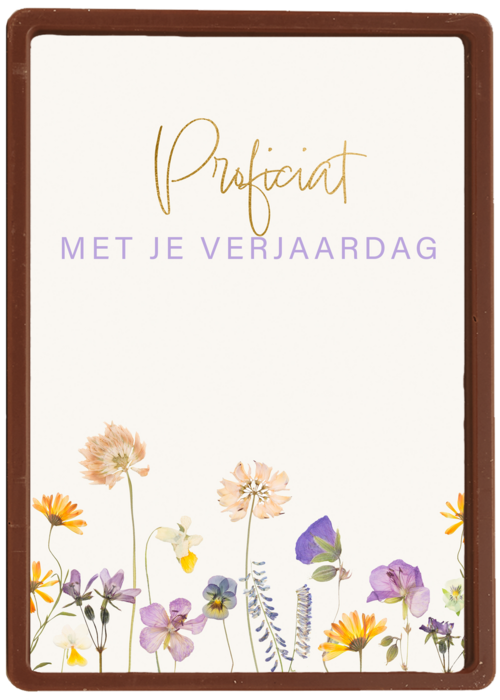Verjaardagskaart Hallmark | Verjaardagskaart Met Veldbloemen Proficiat