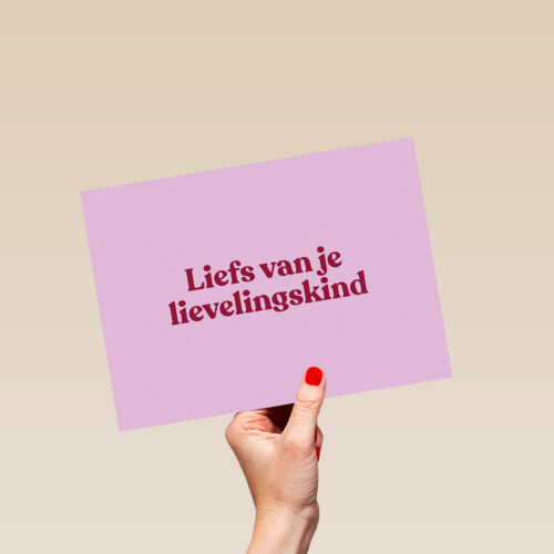 Liefs van je lievelingskind andc