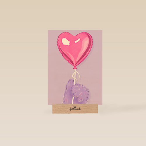 Hart Ballon Fluffy hand
