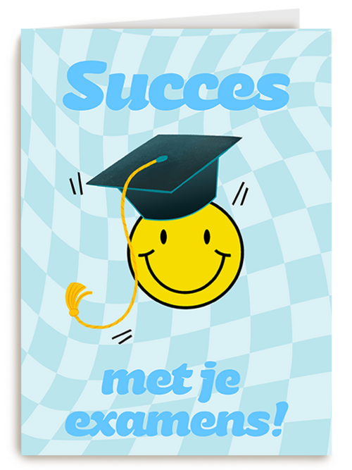 Kaart Hallmark | Diploma Rijbewijs | Succes Smiley Examens