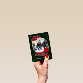 Kerst Foto Snowglobe
