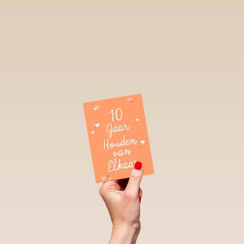 10 Jaar houden van elkaar