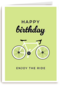 happy birthday enjoy the ride op je fiets