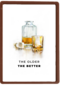 verjaardgskaart met whiskey the older the better