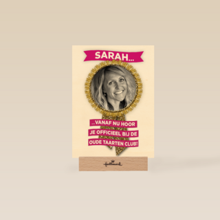 sarah een mooie medaille