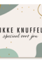 vaderdag kaart stijlvol dikke knuffel