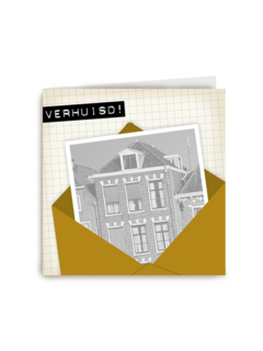 verhuisd envelop ruitjespapier