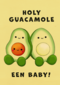 Zwangerschap kaart holy guacamole