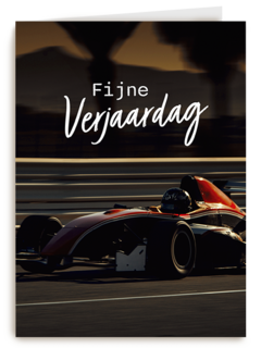 Verjaardag Raceauto
