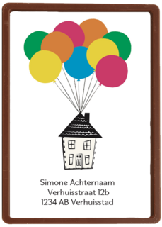 verhuizingbericht ballonnetjes