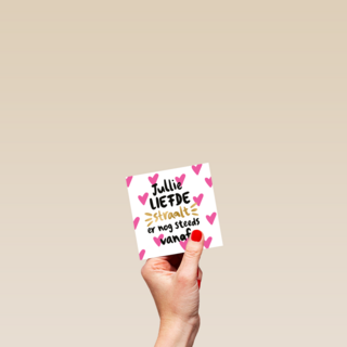 trouwdag kaart jubileum jullie liefde straalt er nog steeds vanaf