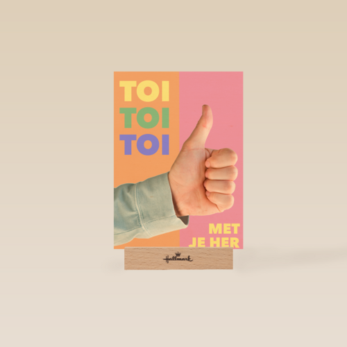 herkansing kaart toi toi toi