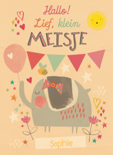 baby dochter hallo lief klein meisje