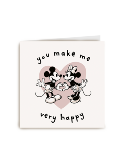 Liefde kaart Mickey en Minnie