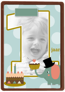 hoera een jaar kids jongen