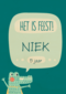 een feestelijke krokodil