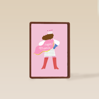 moederdag kaart super mama