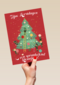 kerstboom wordt opgetuigd door elven