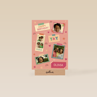 Verjaardag Polaroidfoto En Stickers