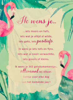 Verjaardagskaart vrouw klassiek Ik wens je More than Words