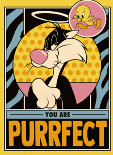 you are purrfect sylvester and tweety