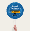 Ballon Rijbewijs Geslaagd Blauw