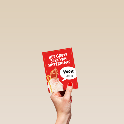 Sinterklaaskaart Het grote boek van Sinterklaas