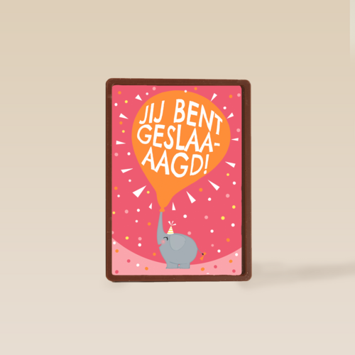 Olifant Jij bent geslaagd