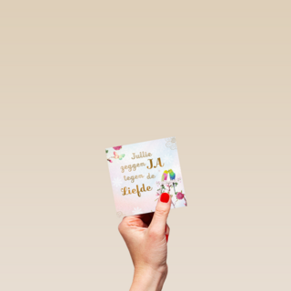 Trouwdagkaart Jullie zeggen ja tegen de liefde
