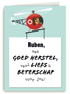 Hopelijk krik je gauw weer op