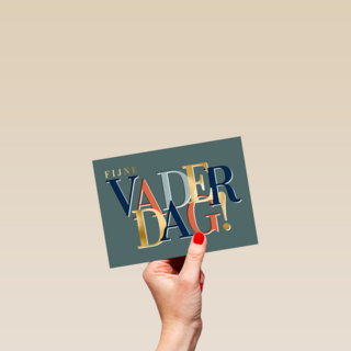 Fijne vaderdag modern