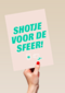 Verjaardagskaart man vrouw grappig shotje voor de sfeer