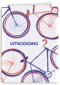 uitnodiging met fietsen