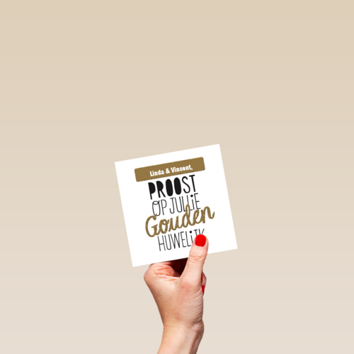 jubileum goud 50 proost op jullie gouden huwelijk