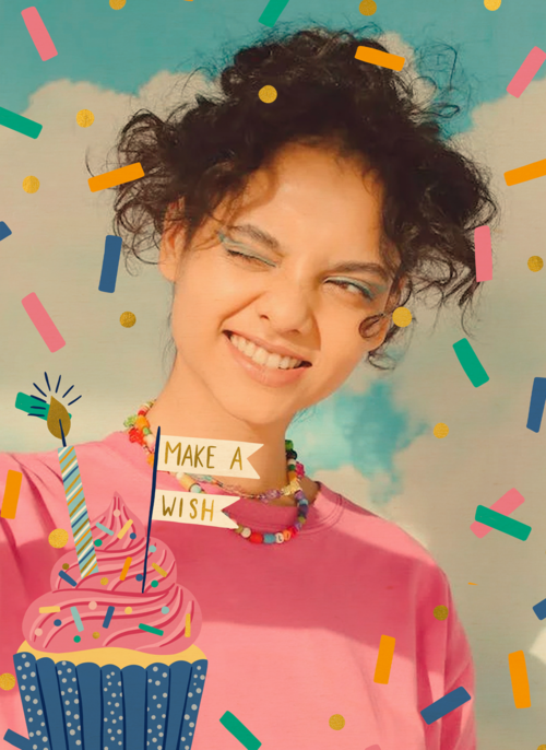 Make A Wish birthday photo