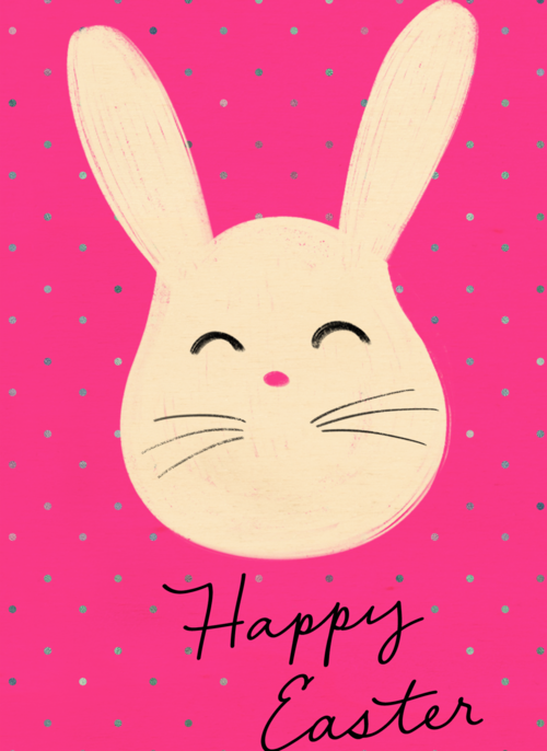 Houten Kaart Pasen | Hallmark | Houten Kaart Hallmark | Pasen | Pasen Kaart Paashaas Happy Easter