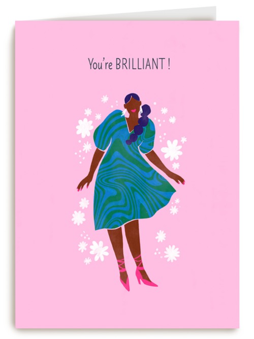 Complimentkaart you are brilliant
