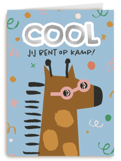 Giraf op kamp
