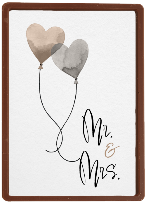 Kaart Hallmark | Felicitatie Huwelijk | Pas Getrouwd Kaart Mr And Mrs