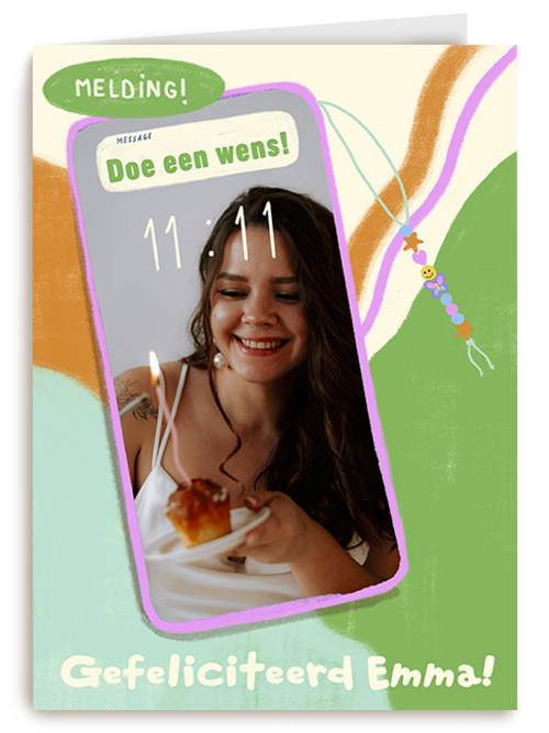 Fotokaart Verjaardagskaarten | Hallmark | Verjaardag Meisje Telefoon