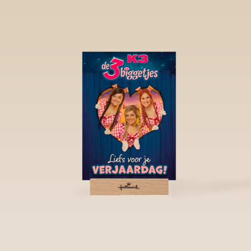 Liefs voor je verjaardag K3 de 3 biggetjes