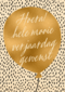 Verjaardagskaart man vrouw hip Gouden ballon