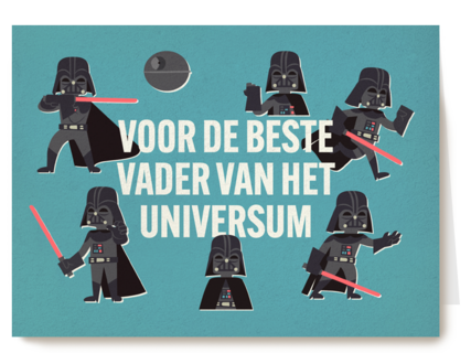 Voor de beste vader van het universum Star Wars