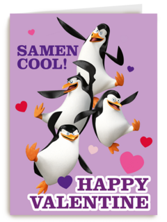 Penguins Samen Cool Valentijn