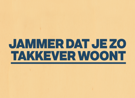 verhuizing kaart jammer dat je zo takkever woont