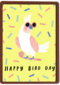 Verjaardagskaart man vrouw hip Happy Bird Day