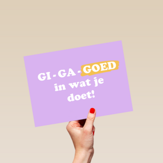 nieuwe baan kaart gi ga goed