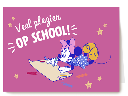 Kaart Hallmark | Back To School | Minnie Mouse Veel Plezier Op School