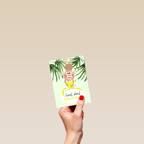 heel veel beterschap met deze bananen