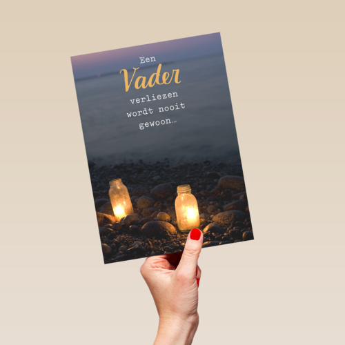 een vader verliezen wordt nooit gewoon